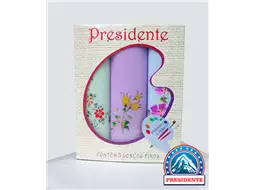 Leno Presidente Feminino Estampados c/3